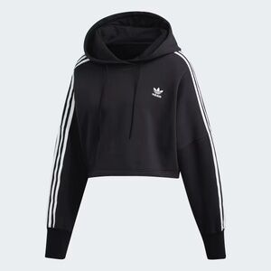 Adidas Originals Women's Cropped Hoodie - Size S